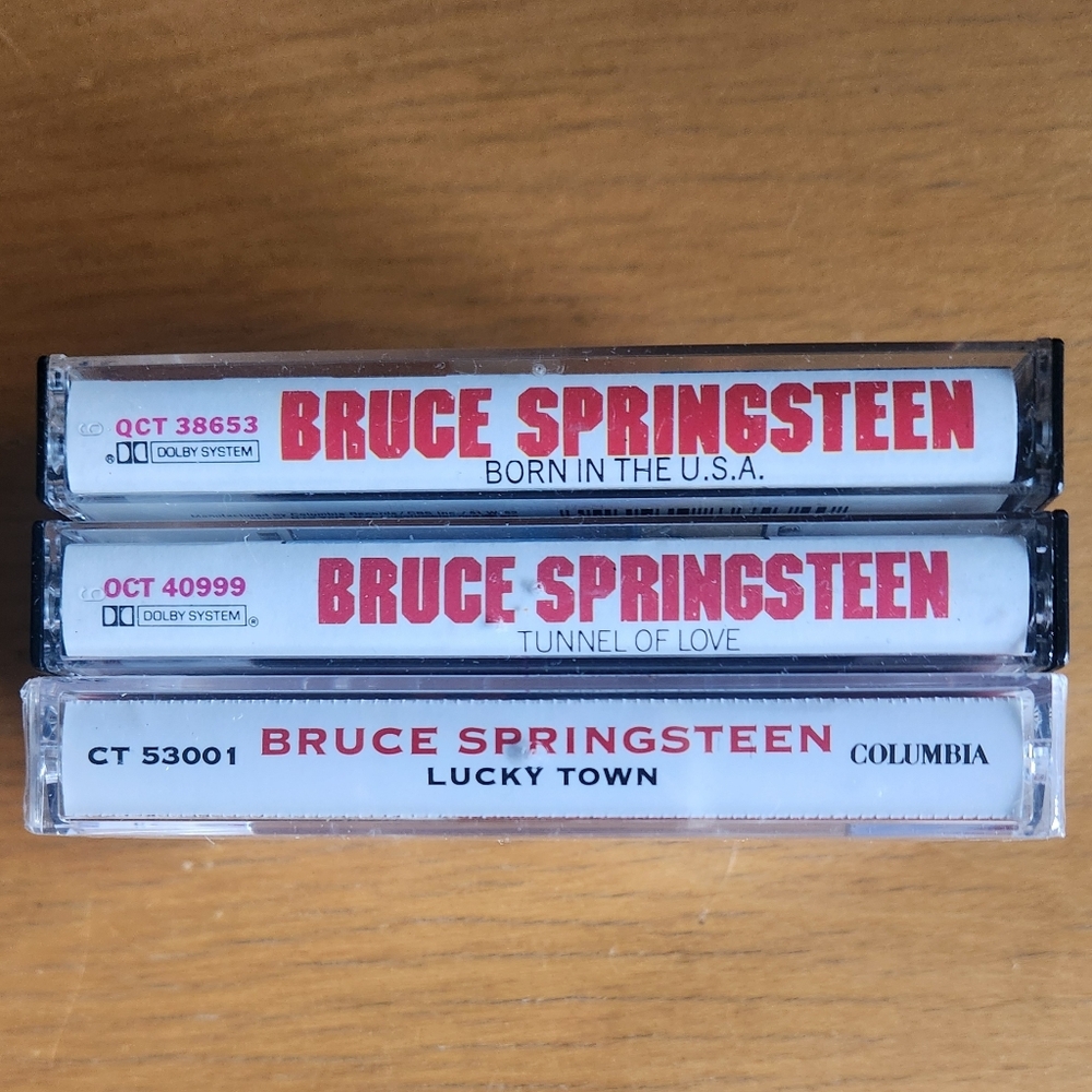 Bruce Springsteen "Born In The USA", "Tunnel of Love", "Lucky Town" - 3 Tapes